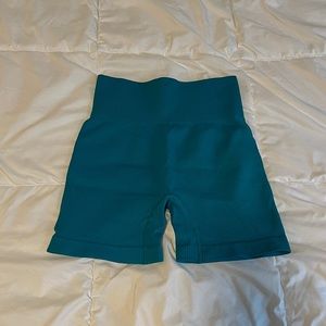 OQQ for Women Yoga Shorts Workout Athletic Seamless High Waist Gym Shorts